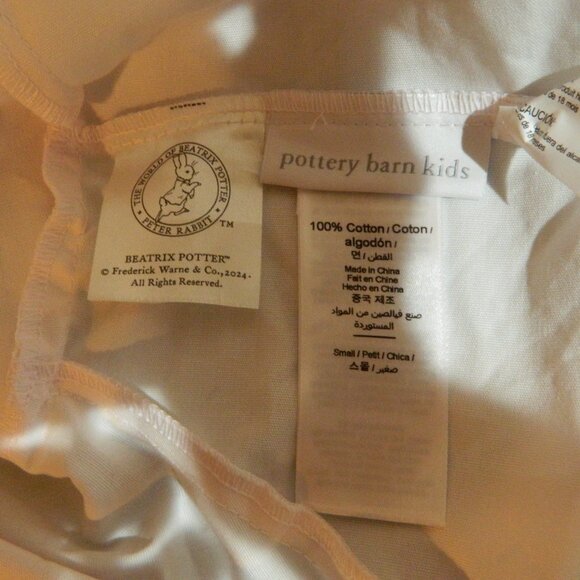 Pottery Barn Kids Peter Rabbit Flopsy Easter Basket LIner Small (TT-34) - Picture 3 of 4